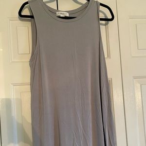 forever 21 t shirt dress. gray. medium